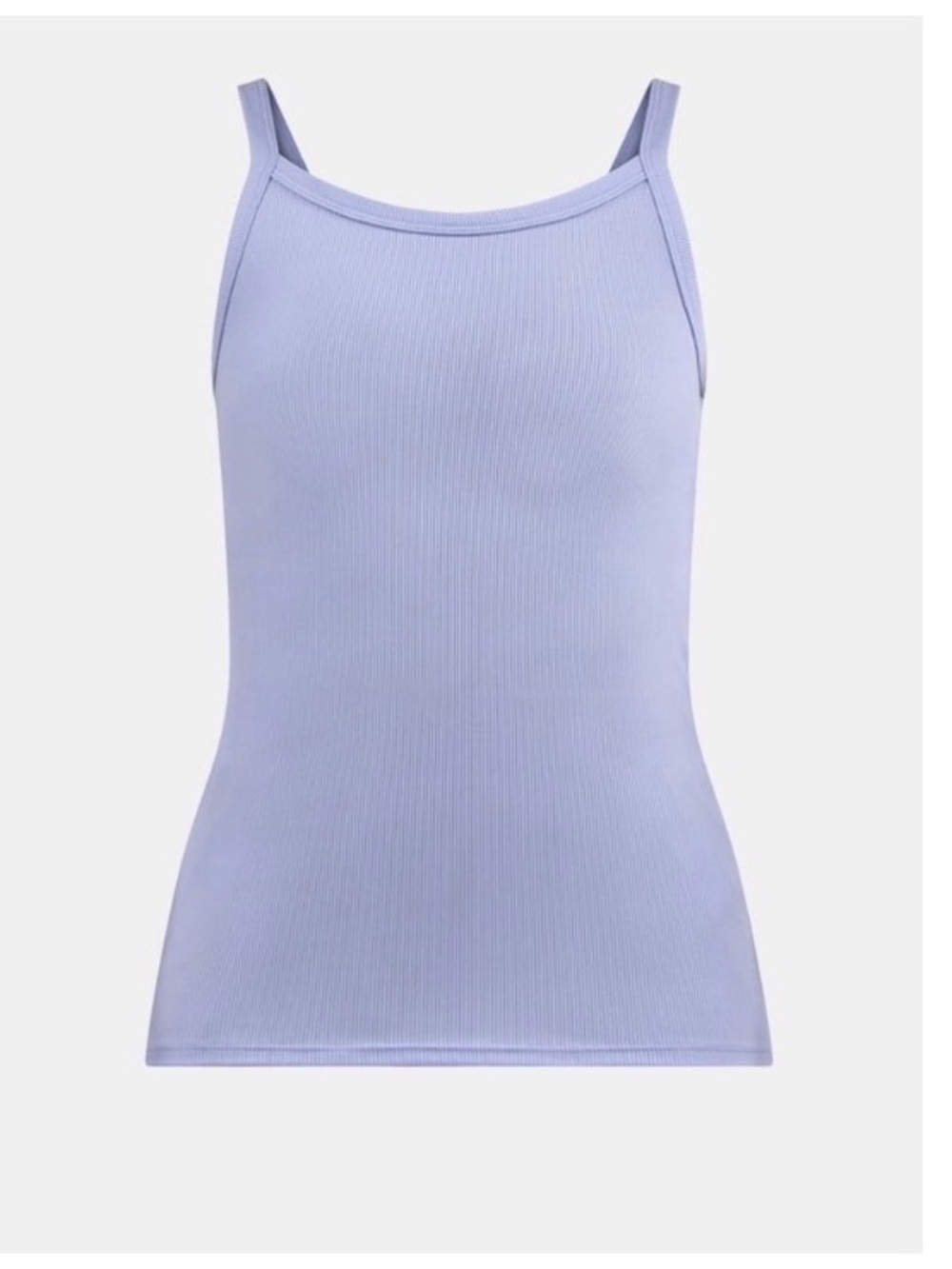 7️⃣ Ribbed Lavender Tank Top - Women